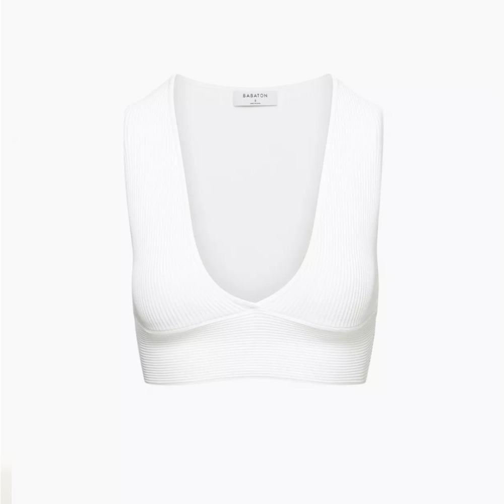 Babaton Sculpt Knit Deep V Tank